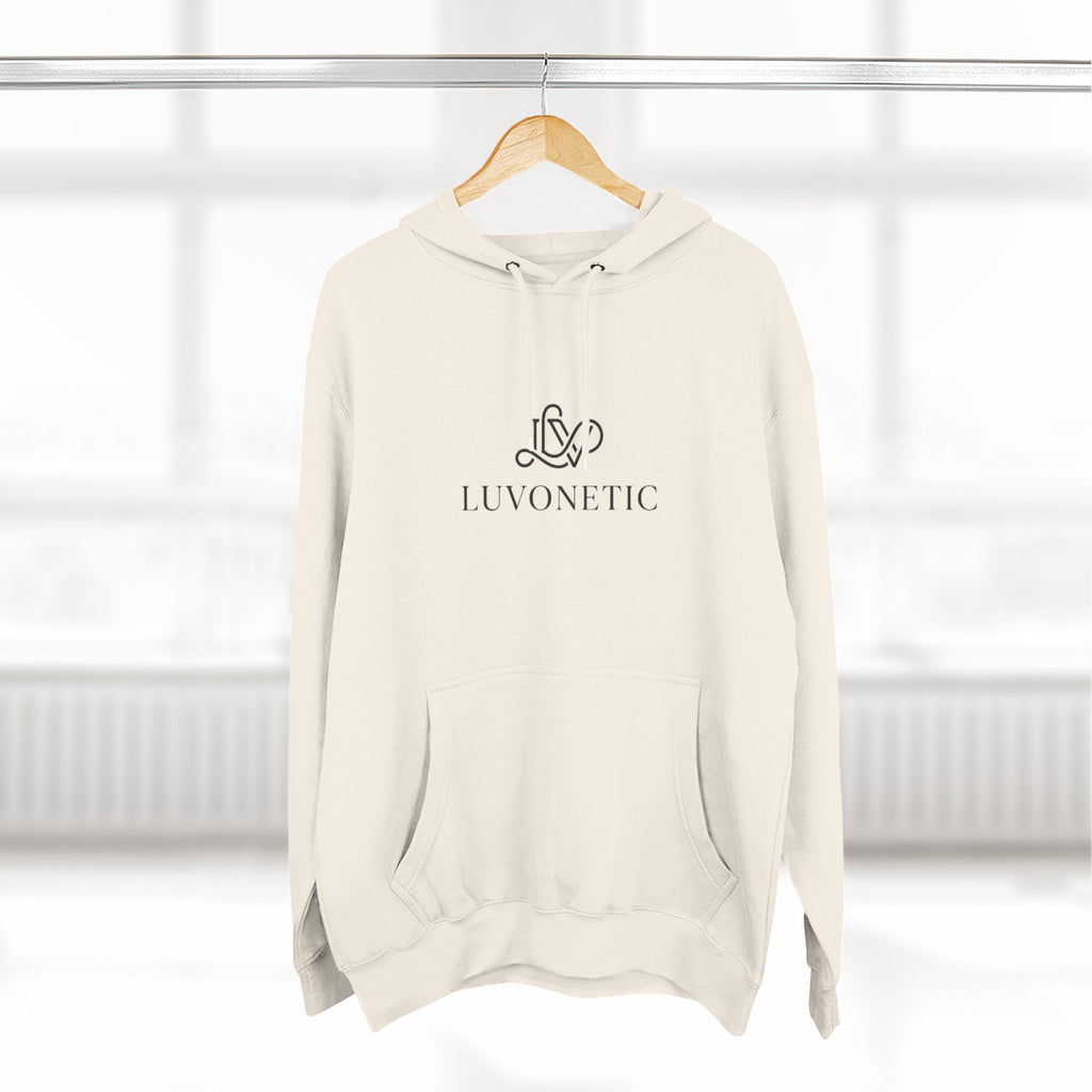 Three-Panel Fleece Hoodie