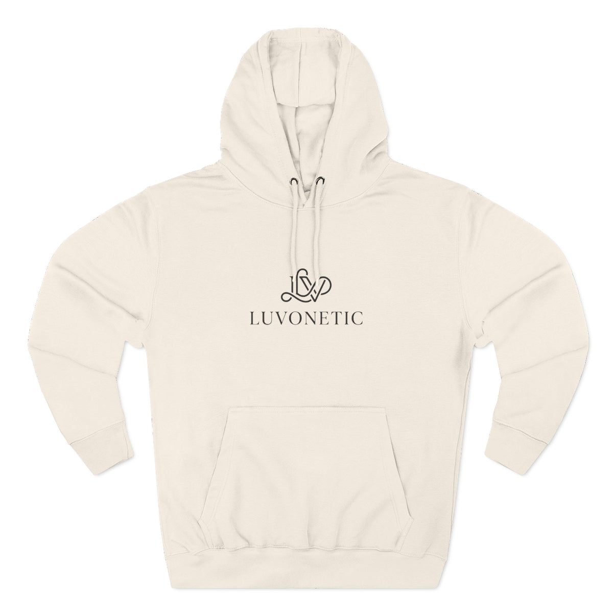 Three-Panel Fleece Hoodie