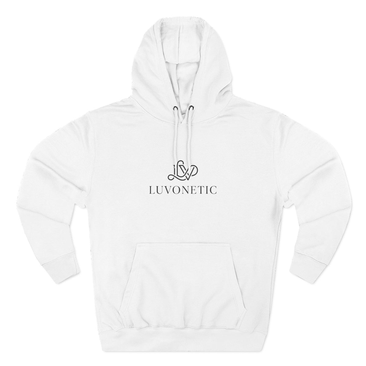 Three-Panel Fleece Hoodie