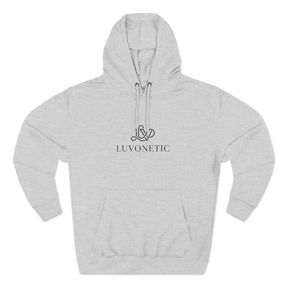 Three-Panel Fleece Hoodie